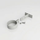 Adjustable Aluminium Pipe Clip 76mm Diameter — RAL 7035