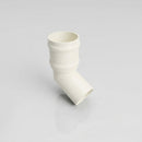 Traditional Aluminium Downpipe Bends 63mm Dia 92.5° 112.5° — RAL 9016 / 112.5 Degrees