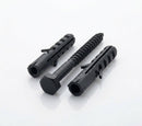 M8 x 70mm Hex Head Coach Screws, Stainless Steel (50) — Textured Black