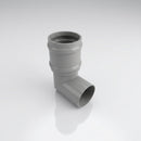 Traditional Aluminium Downpipe Bends 63mm Dia 92.5° 112.5° — RAL 7036 / 92.5 Degrees