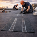 Premium EPDM Rubber Walkway Pads - 760mm x 760mm Heavy-Duty Roof Protection Tiles - professional EPDM roofing product