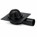 EPDM Horizontal Drain Kit with pipe spigot and leaf grate