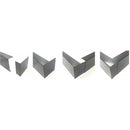 Dim Gray EPDM Metal Trim Corner & Connector