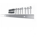 Dark Gray EPDM Aluminium Termination Bar 3m