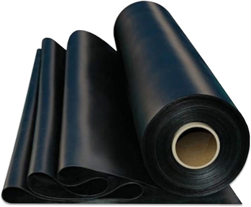 Black Commercial EPDM Rubber Roof Membrane 1.52mm